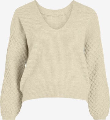 VILA Pullover 'VANNA' in Beige: predná strana