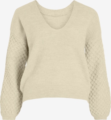 VILA Pullover 'VANNA' in Beige: predná strana