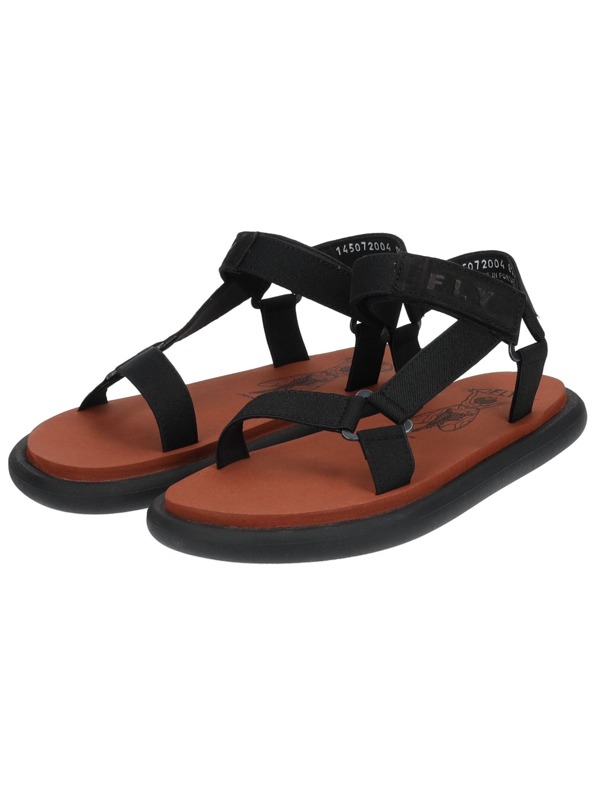 FLY LONDON Strap sandal in Black