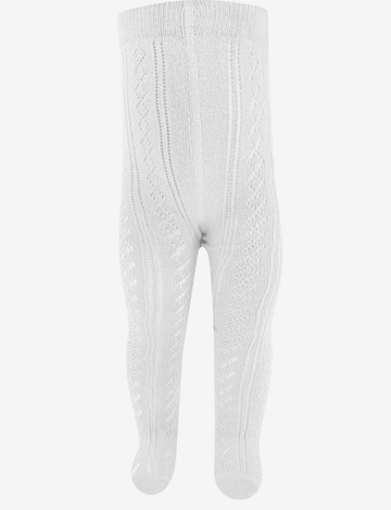 EWERS Tights 'Traforato' in White: front