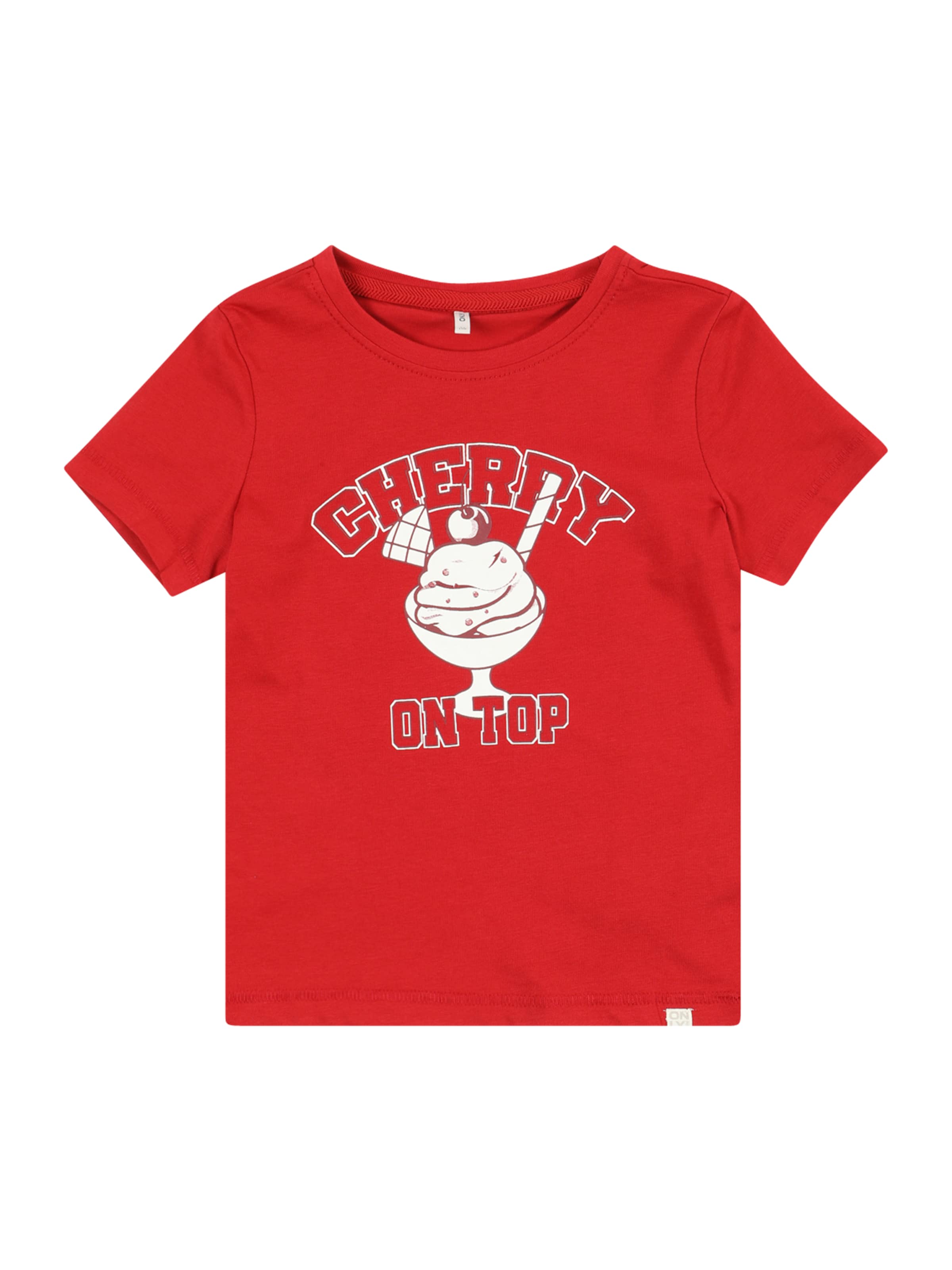 Only Mini Paita 'KMGCANDY' värissä punainen: etupuoli