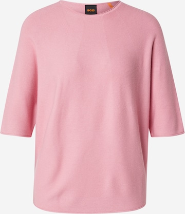 BOSS Sweater 'C_Flambers' in Purple: front