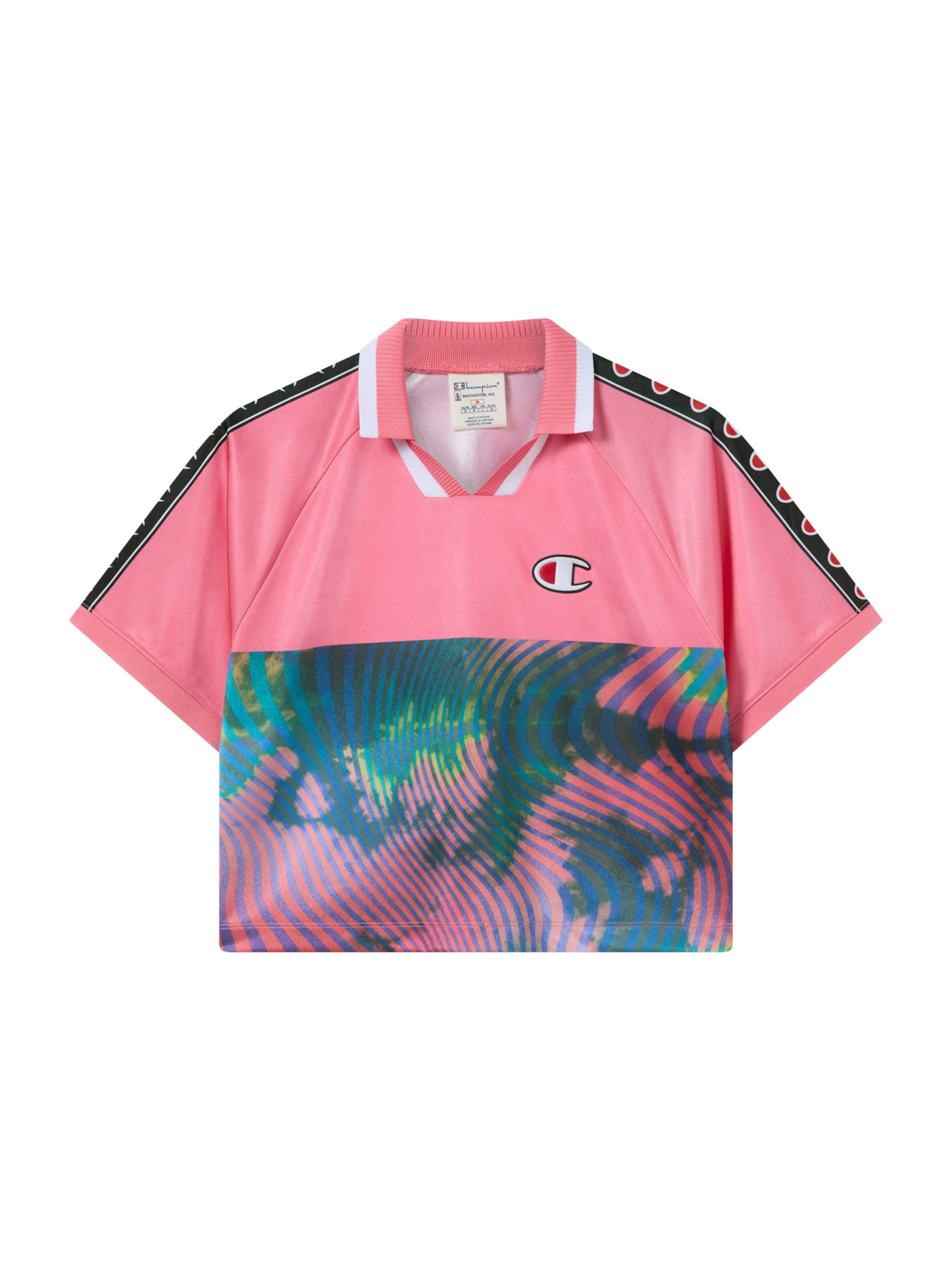 T-shirt Champion Authentic Athletic Apparel en rose : devant