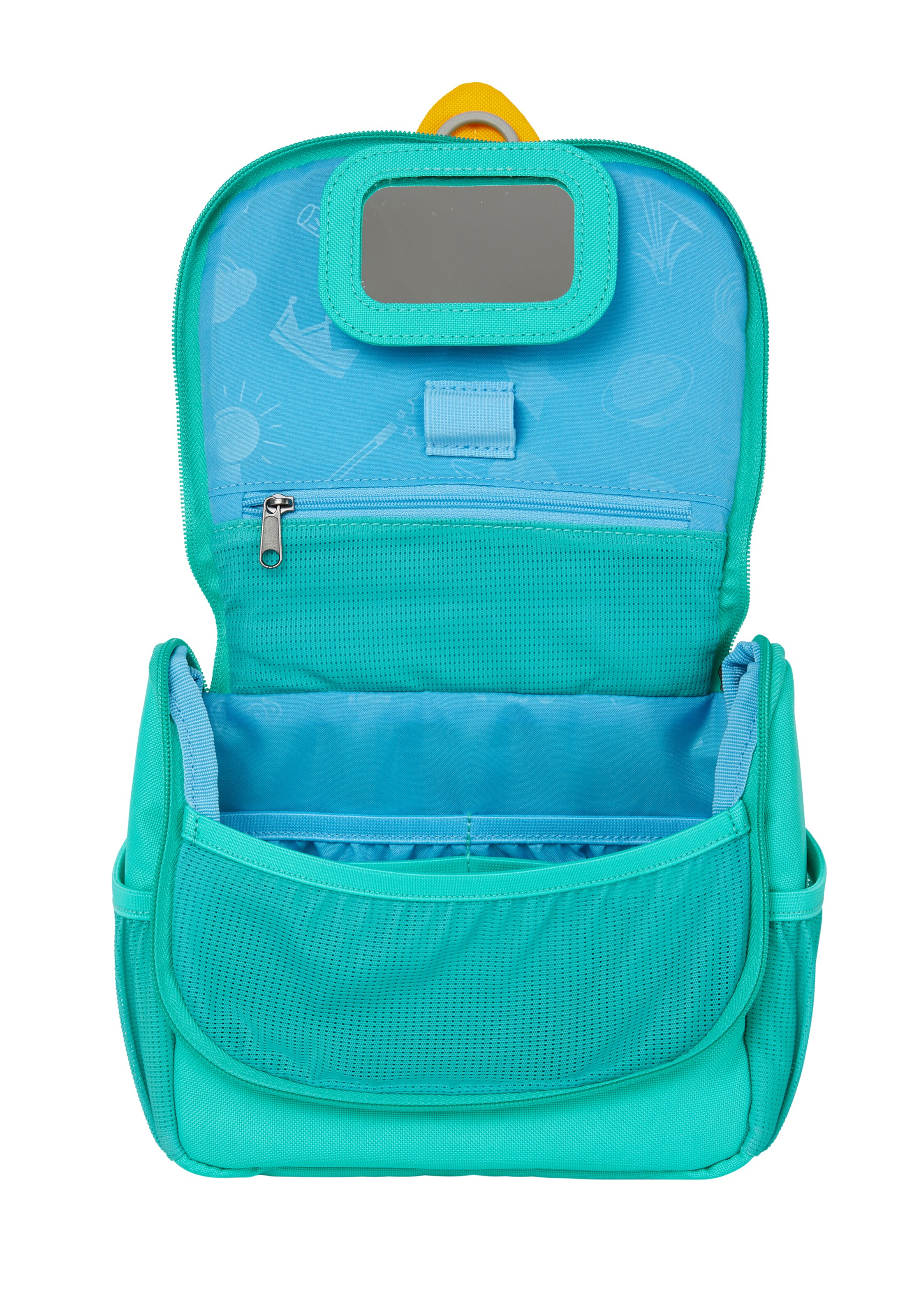 Affenzahn Kulturtasche 'Eule' in Grün