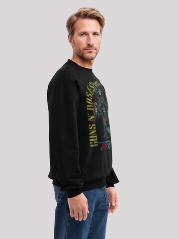 F4NT4STIC Sweatshirt 'Guns N' Roses Skull Rock Band Merch' in Zwart