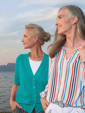 Goldner Gebreid vest in Groen