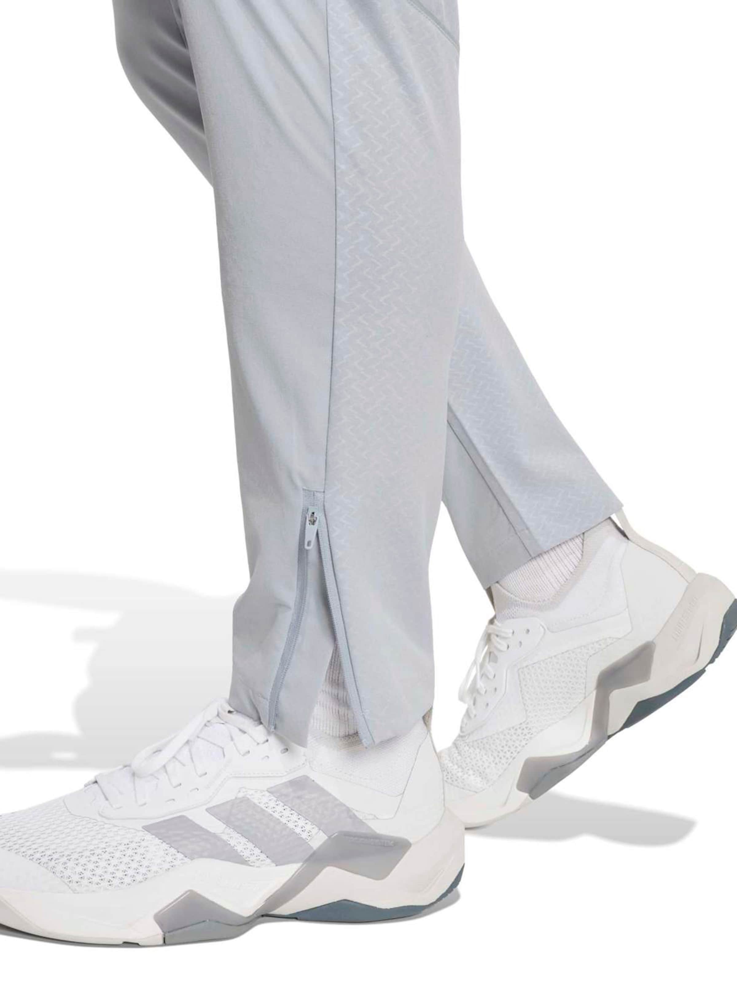 ADIDAS PERFORMANCE - Slimfit Pantalón deportivo 'TECH APP' en gris