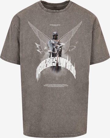 MJ Gonzales Shirt ' Higher than  ever V.1' in Grijs: voorkant