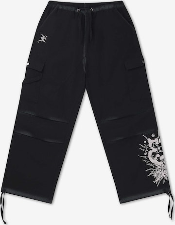 regular Pantaloni funzionali di Ed Hardy in nero: frontale