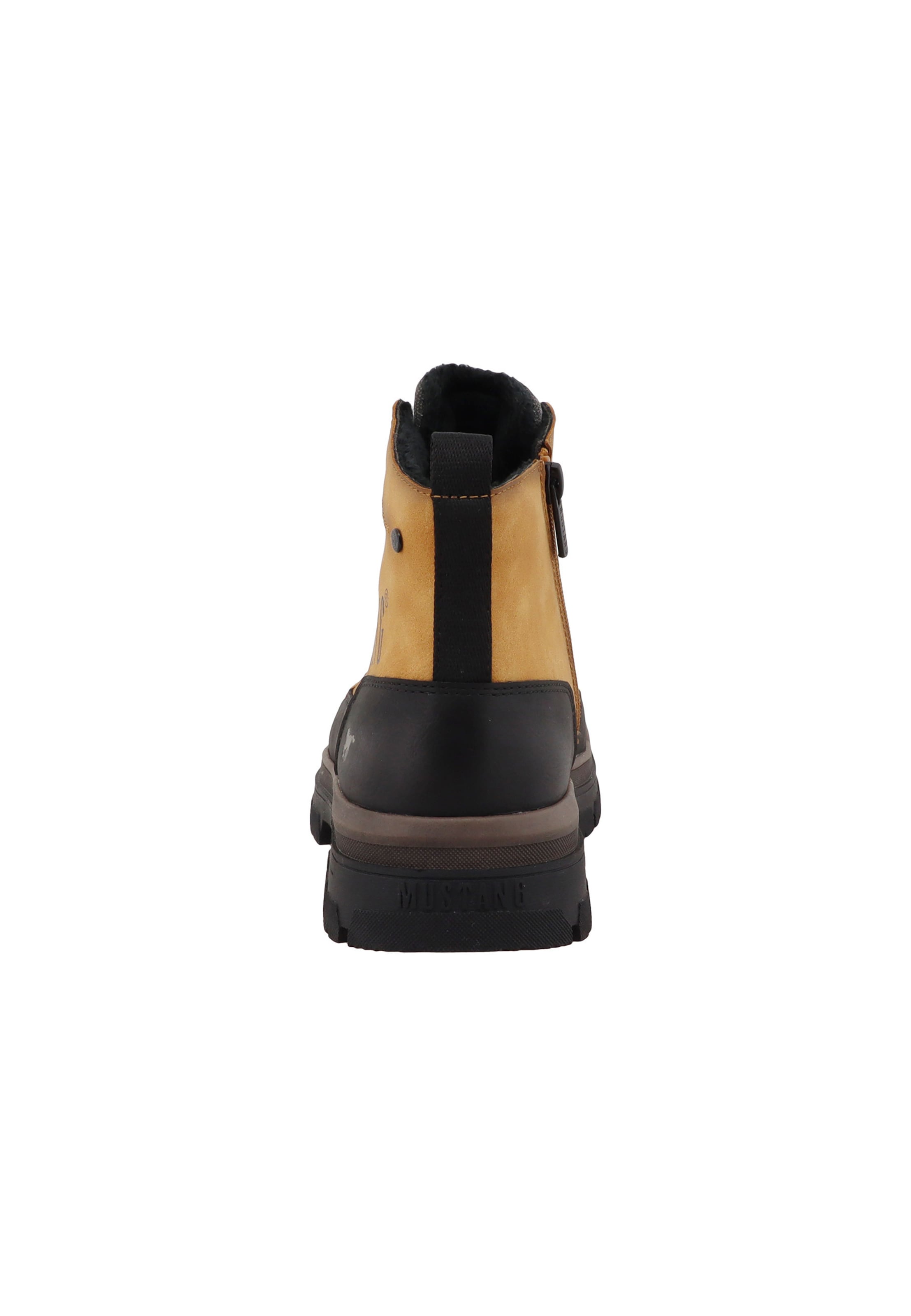 MUSTANG - Botas com atacadores em bege