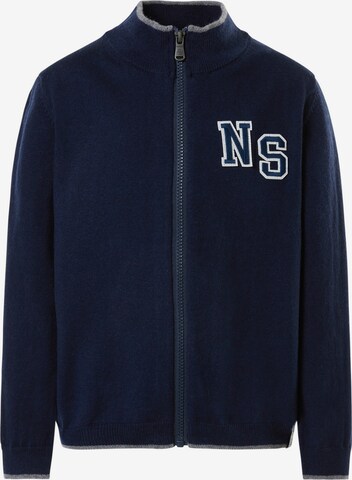 North Sails Knit Cardigan in Blue: front