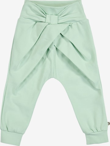 Müsli by GREEN COTTON - Tapered Calças em verde: frente