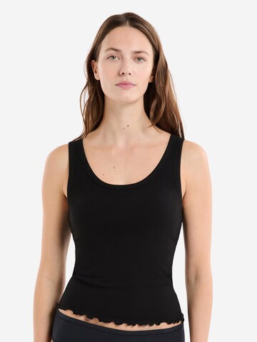ETAM Pajama Shirt 'Bra' in Black: front