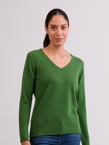 Pullover di CASH-MERE.CH in verde: frontale