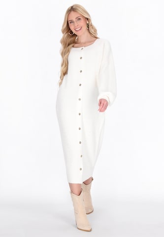 IZIA Knit cardigan in White