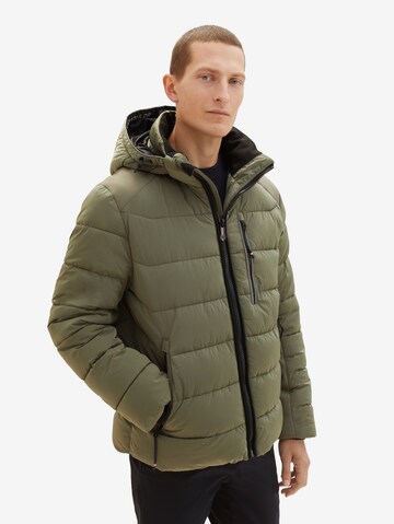 TOM TAILOR Between-Season Jacket in Green