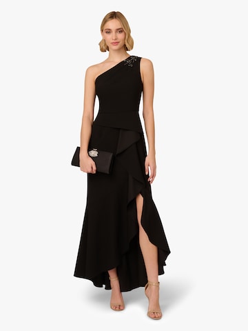 Adrianna Papell Evening dress 'Beaded Knit Crepe Gown' in Black