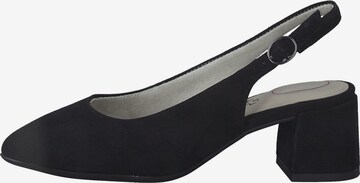 TAMARIS Slingback Pumps in Black