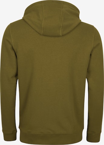 O'NEILL Athletic Zip-Up Hoodie in Green