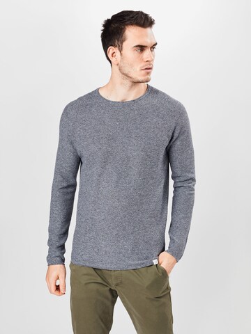 NOWADAYS Pullover 'Honeycomb' in Blau: predná strana