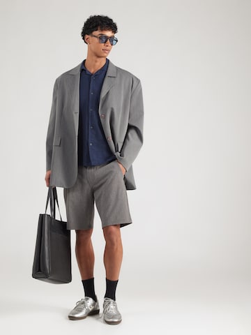 INDICODE JEANS Regular Fit Paita 'Waves' värissä sininen