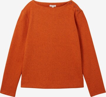 TOM TAILOR Sweater in Orange: front