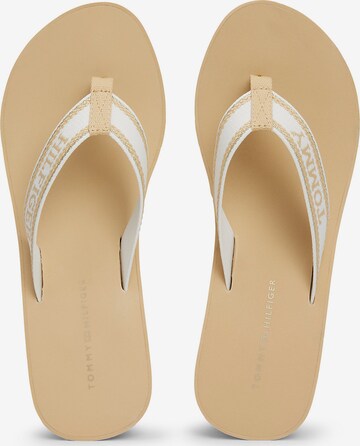 TOMMY HILFIGER T-Bar Sandals in Beige