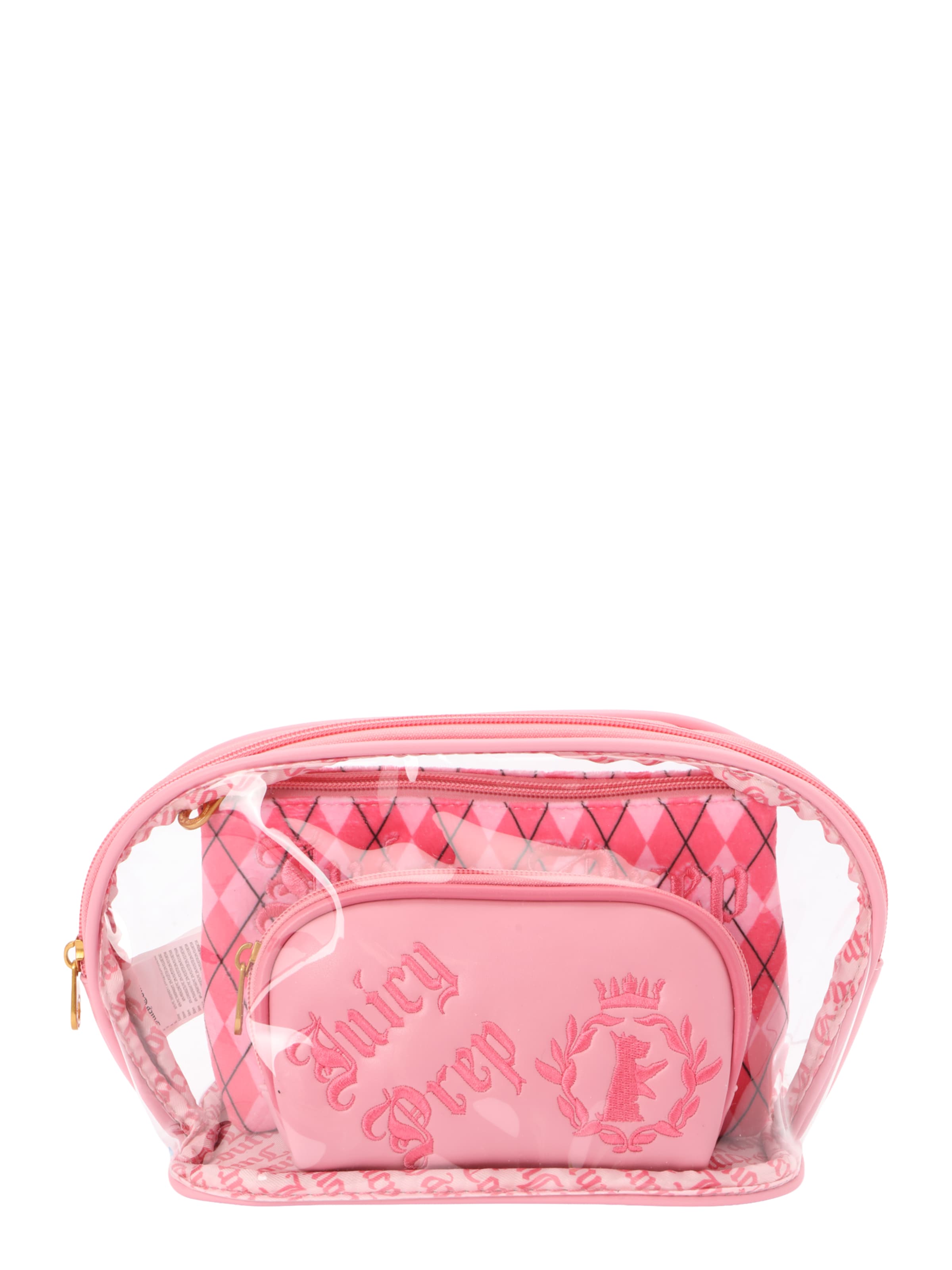Juicy Couture Make up tas in Roze: voorkant