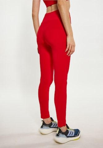 myMo ATHLSR Skinny Workout Pants in Red