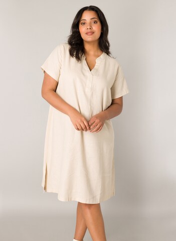 BASE LEVEL CURVY Dress in Beige: front