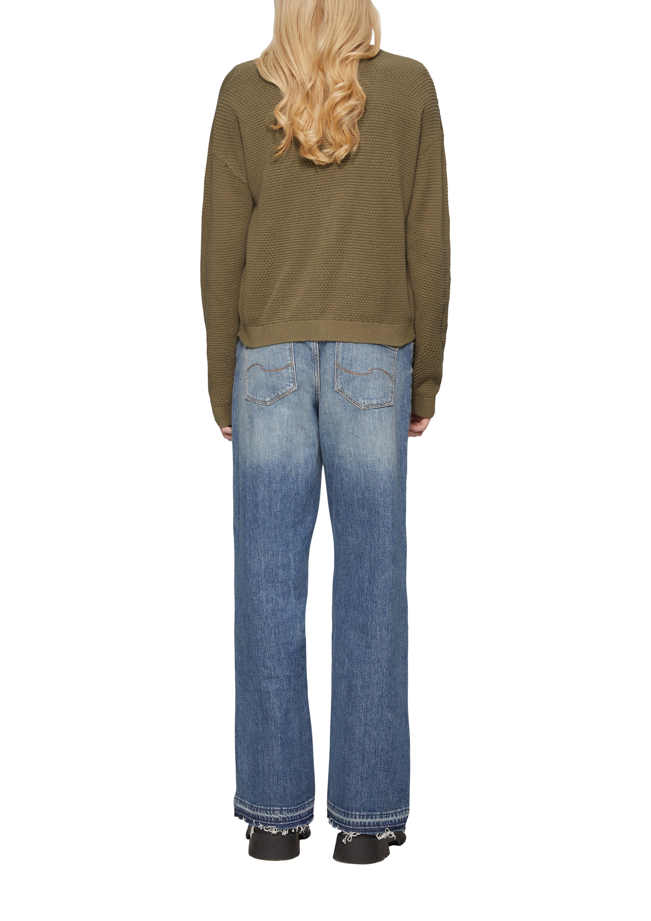 QS Kardigan w kolorze zielony