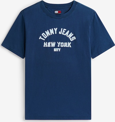 Marškinėliai 'Varsity' iš Tommy Jeans, spalva – šviesiai mėlyna / tamsiai mėlyna / rožių spalva, Prekių apžvalga