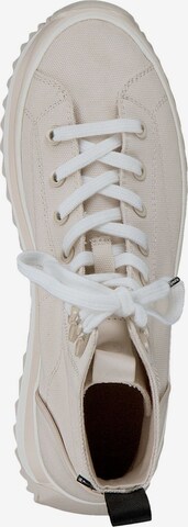 TAMARIS High-Top Sneakers in Beige