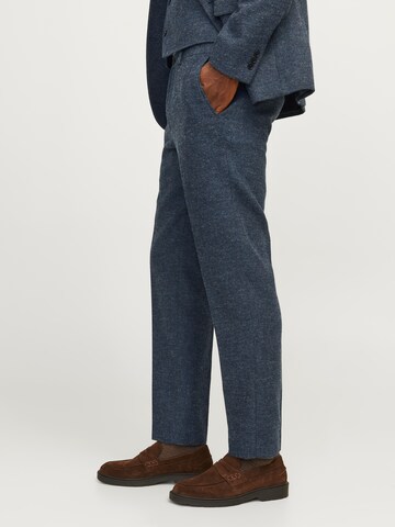 JACK & JONES Slim fit Pleated Pants 'JPRWinter' in Blue