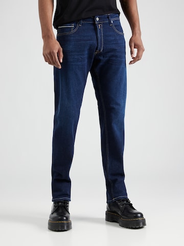 REPLAY Slimfit Jeans 'GROVER' in Blauw: voorkant