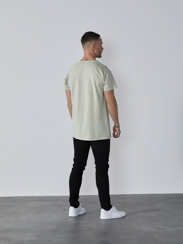DAN FOX APPAREL Regular Fit Shirt 'Luke' in Beige