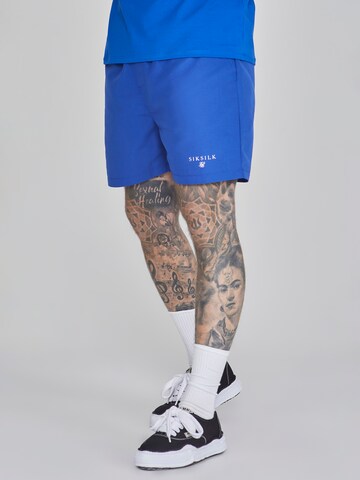 SikSilk Zwembroek in Blauw: voorkant
