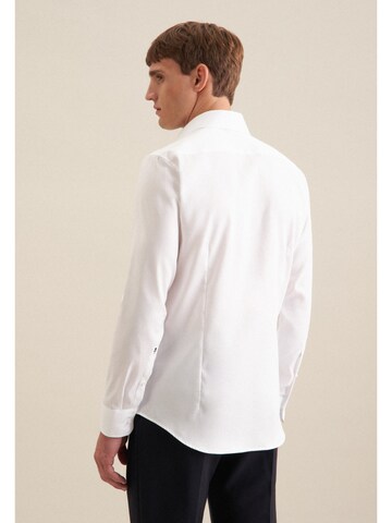 SEIDENSTICKER Slim Fit Oxfordhemd Slim in Weiß