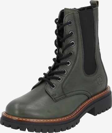 Palado Lace-Up Boots 'Unije' in Green: front