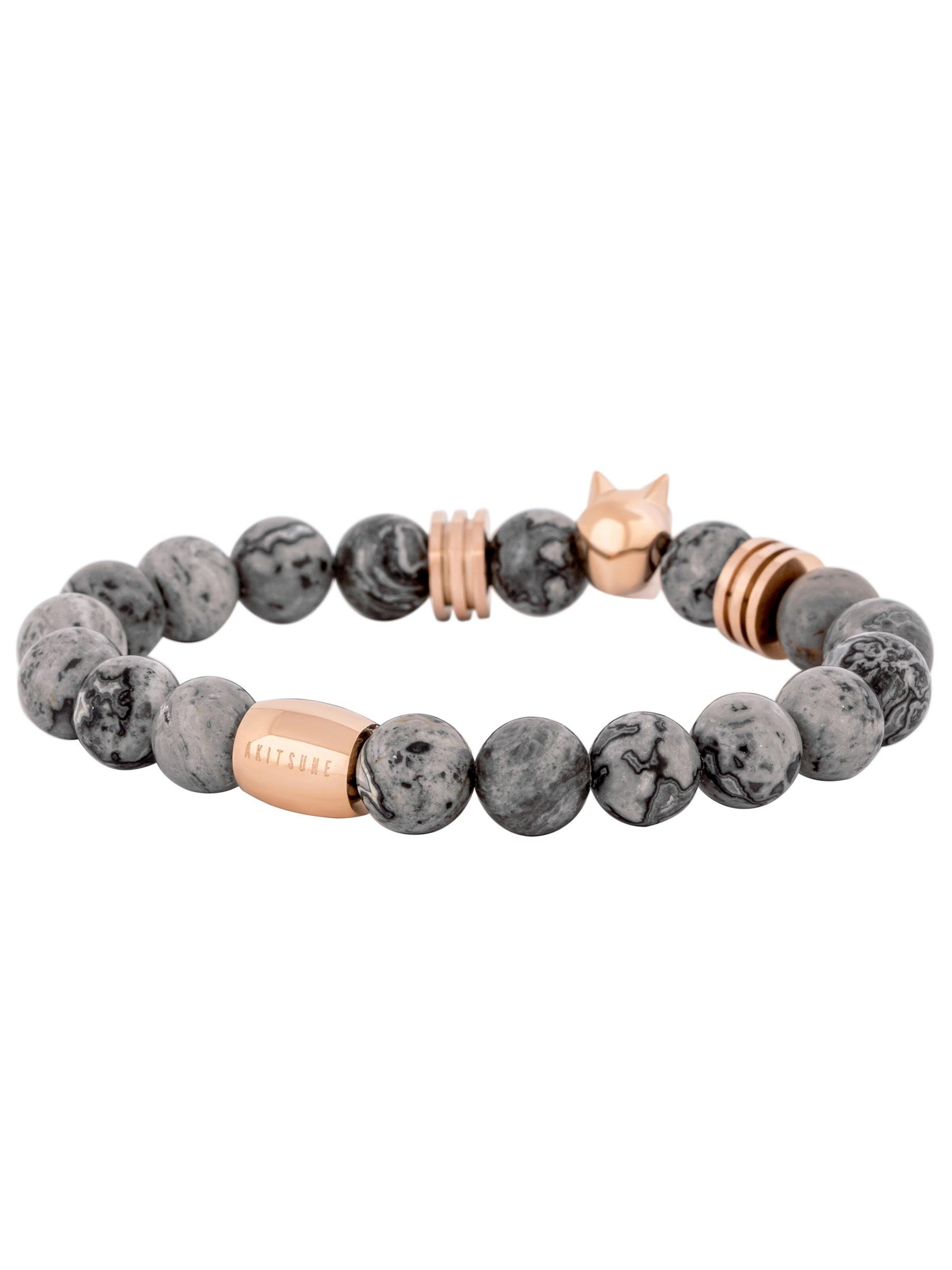 Akitsune Bracelet 'Obsidius' in Gold