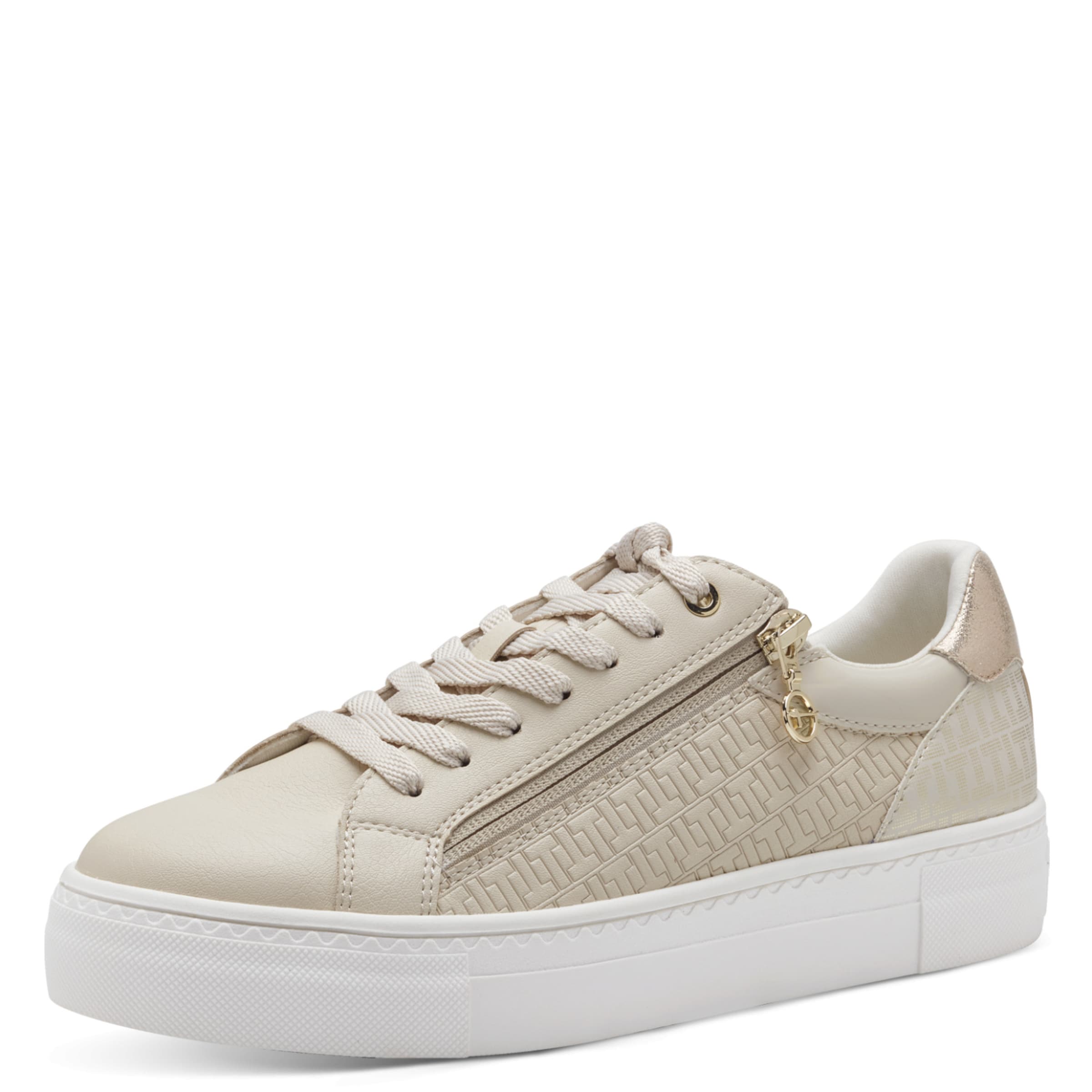 Tamaris Sneakers in Beige: front