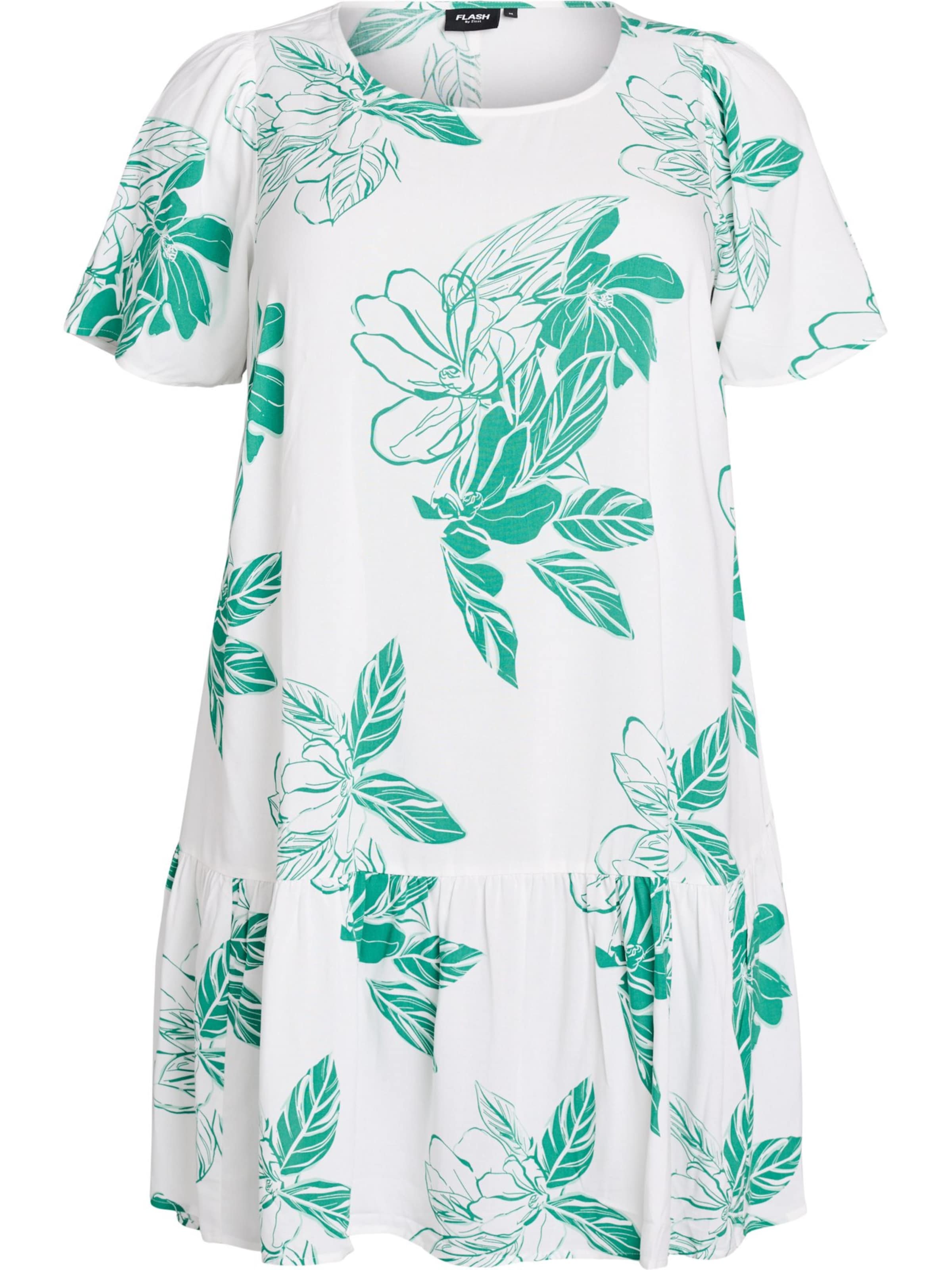 Flash by Zizzi Šaty 'FLBILLY' - Zelená: predná strana