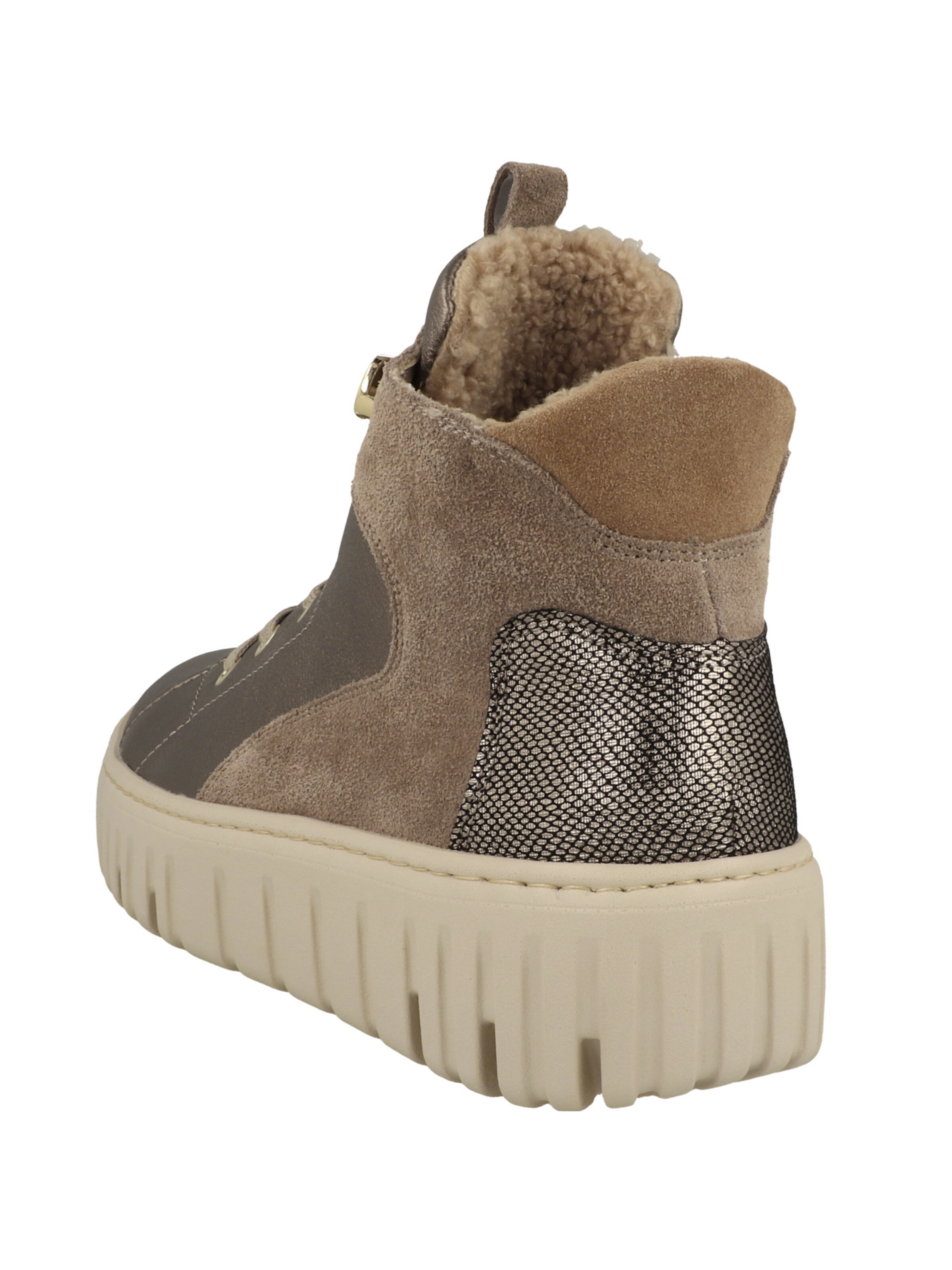 WALDLÄUFER Lace-up bootie 'H-Livia' in Brown