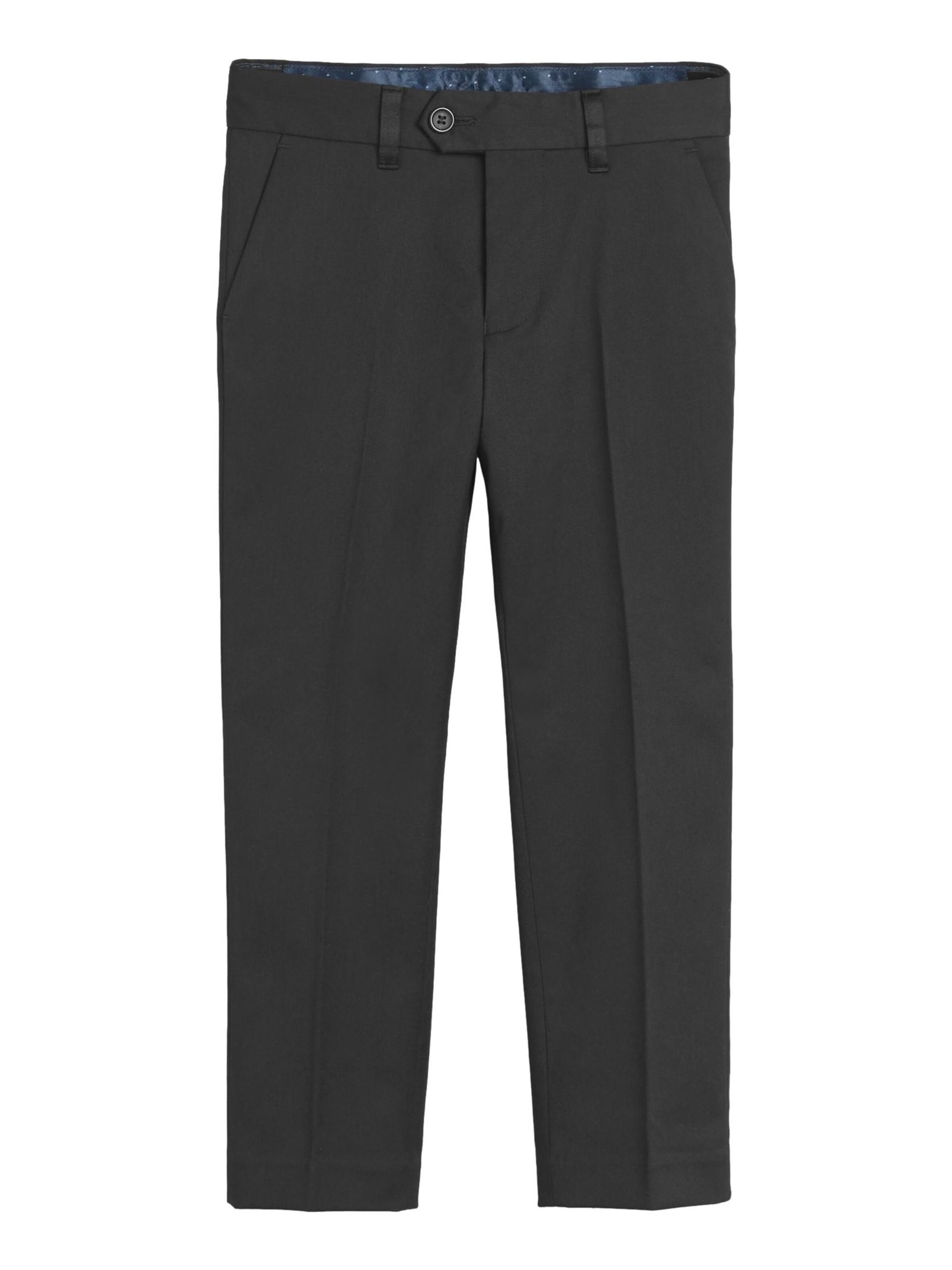 Next Regularen Hlače | črna barva: sprednja stran