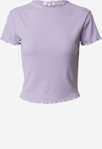 T-shirt 'Randi' EDITED en violet : devant