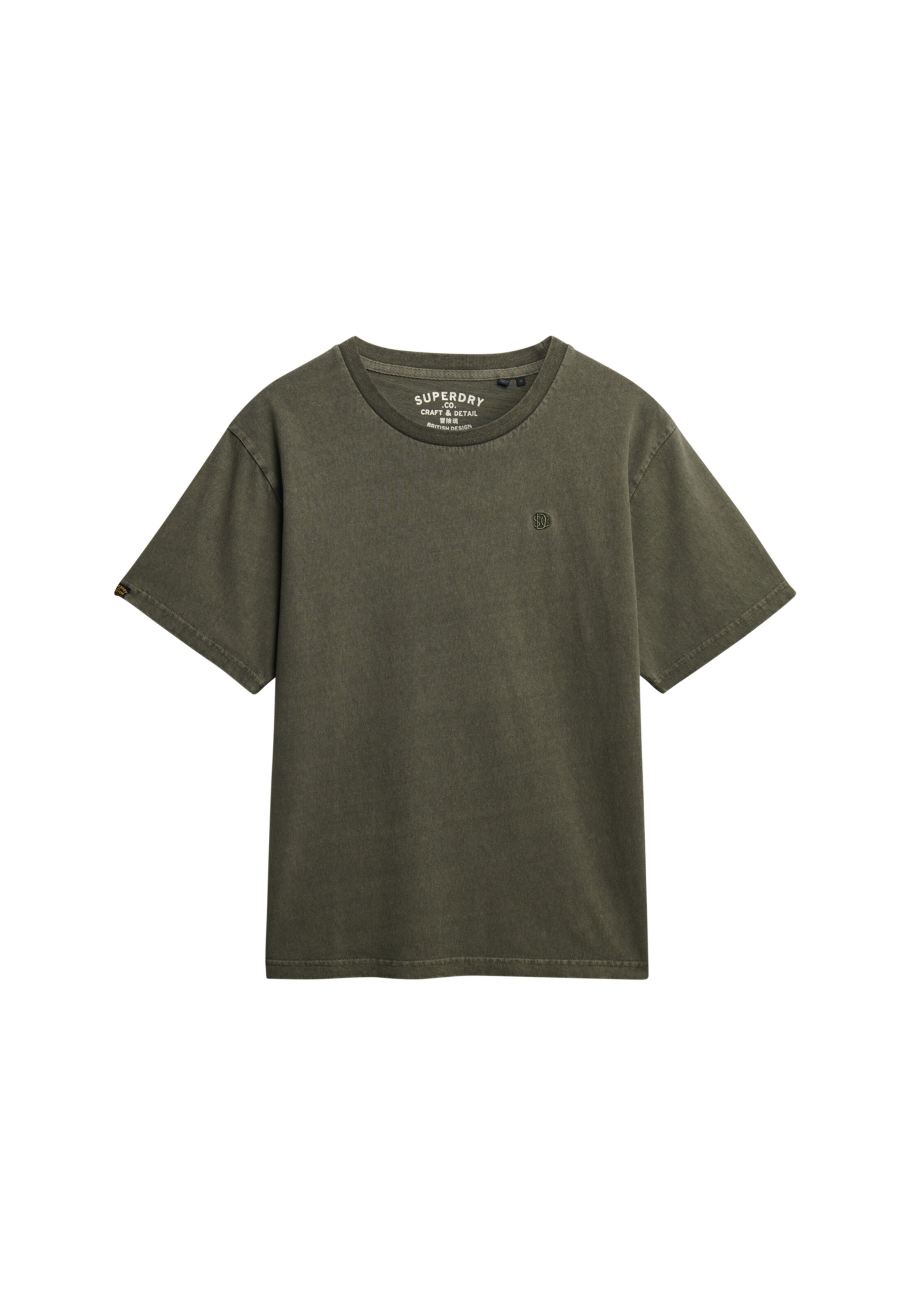 Superdry & Co T-Shirt 'Essentials' in Grün: Vorderseite