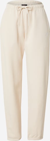 Jordan Tapered Housut 'BRKLN FLC' värissä beige: etupuoli