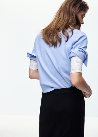 MANGO - Jersey 'NEKKIN' en azul