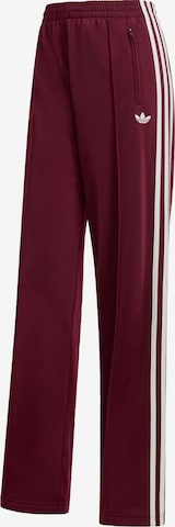 Pantalon 'Firebird' ADIDAS ORIGINALS en rouge : devant