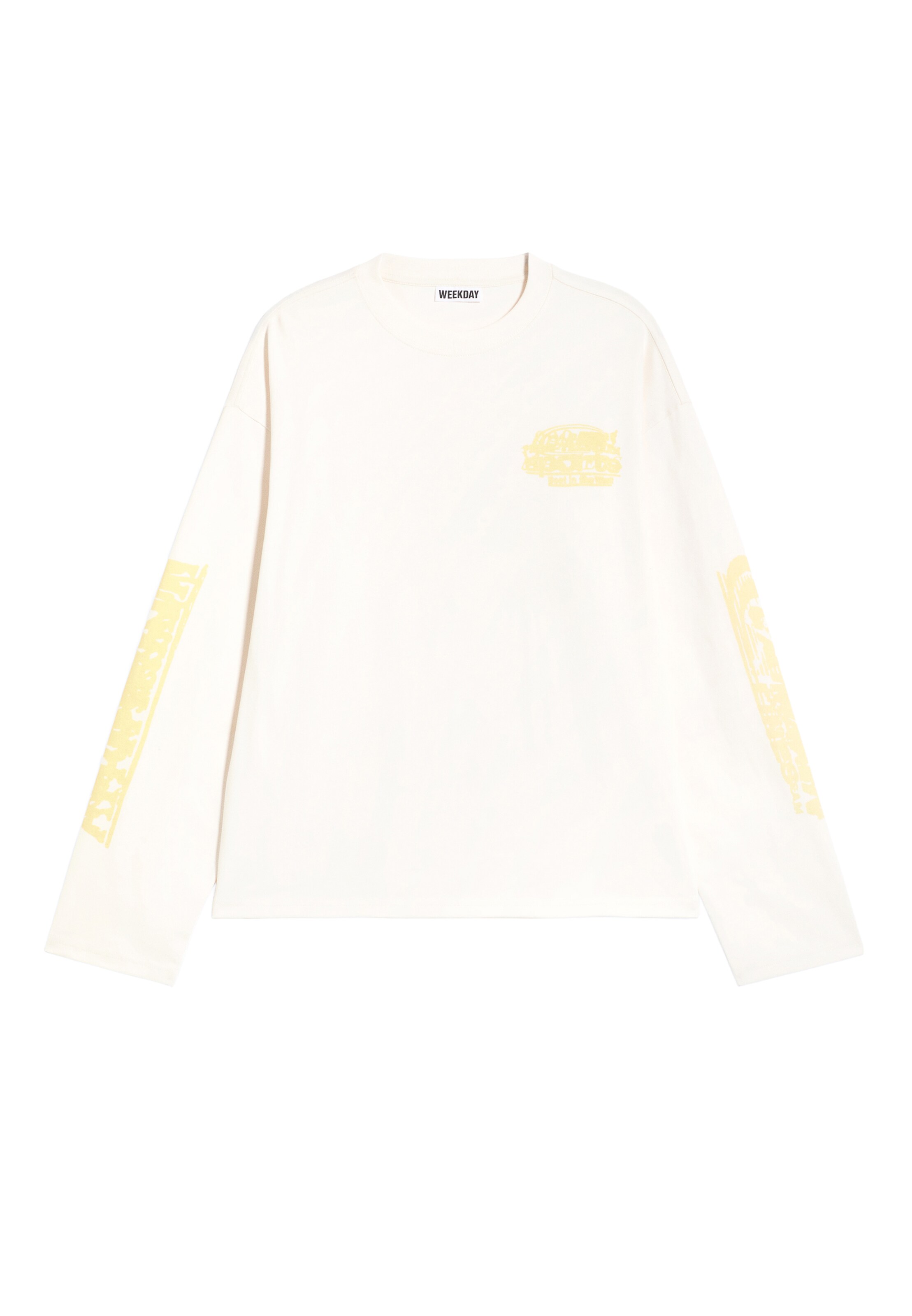 Maglietta di WEEKDAY in bianco: frontale